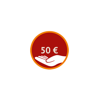 Spenden Sie 50 Euro